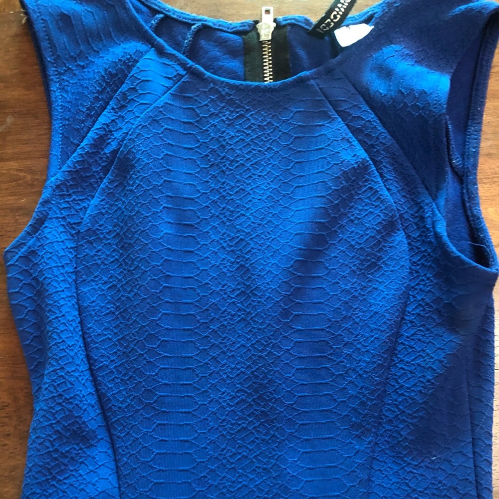 Royal blue dress